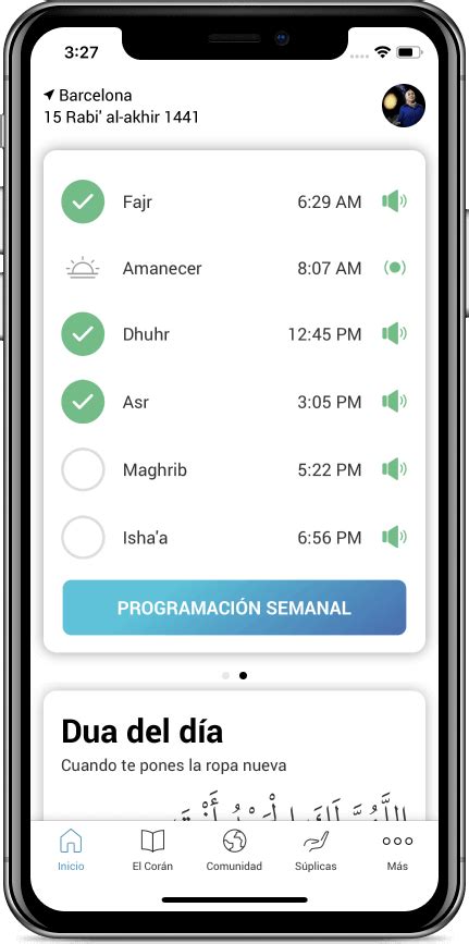 Horarios de Oración (Namaz / Salat) para Hoy en Inca, Balears。